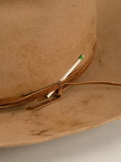 Nick Fouquet Fedora Hat In Neutral