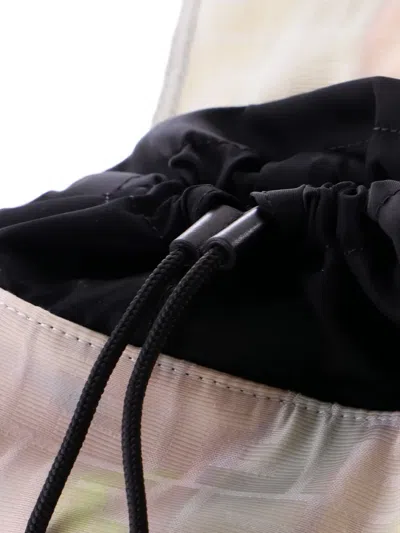 Pre-owned Fendi Ness Zucca Canvas Small Backpack In Neutral