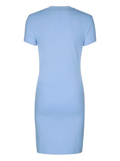 Tommy Jeans Slit Dress In Blue
