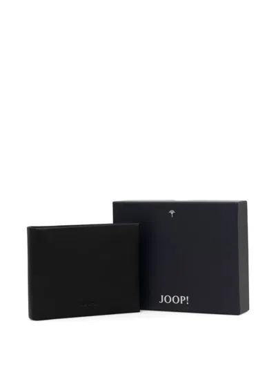 Joop Logo-debossed Wallet In Black