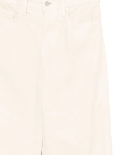 L'agence Corduroy Wide-leg Trousers In Neutral
