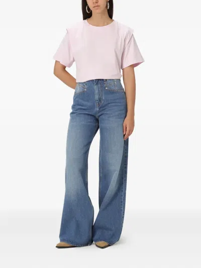 Isabel Marant Étoile Isabel Marant Etoile Antik Pink T-shirt In Pink
