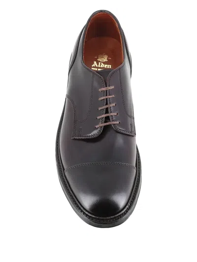 Alden Shoe Company Cap-toe Derby Shoes In Brown