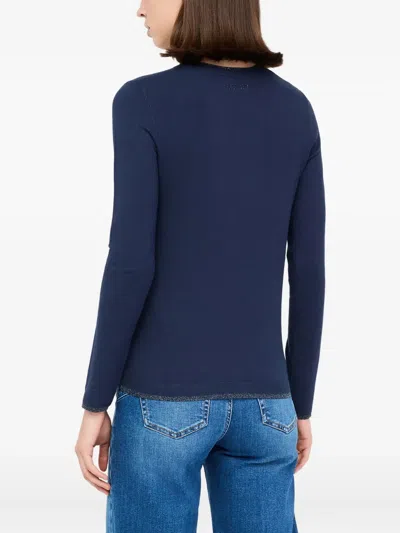 Liu •jo Better Sweater In Blue