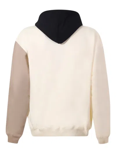 Msgm Colour-block Hoodie In Multi