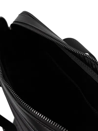 Karl Lagerfeld Logo-appliqué Laptop Bag In Black
