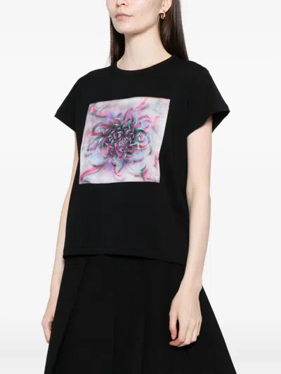 Agnès B. Graphic-print T-shirt In Black