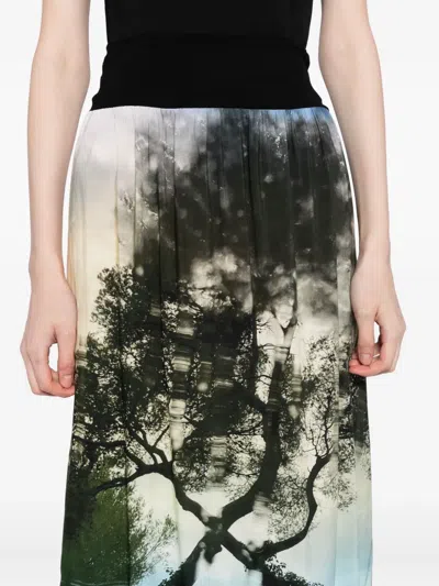 Agnès B. Cap D'antibes Skirt In Multi