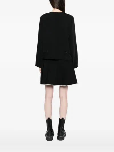 Agnès B. Press-stud Blouse In Black