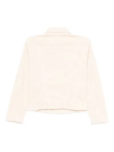 L'agence Distressed Corduroy Jacket In Neutral