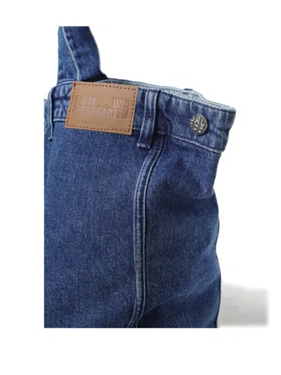 Baum Und Pferdgarten Pocket-detail Tote Bag In Blue