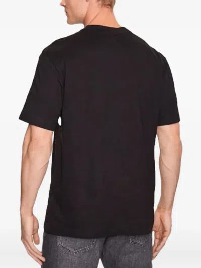 Calvin Klein Round-neck T-shirt In Black