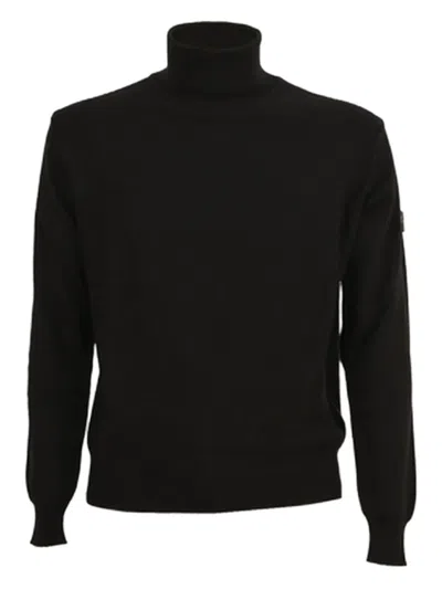 Peuterey Roll-neck Sweater In Black