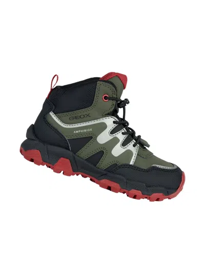 Geox Lace-up Boots In Multi