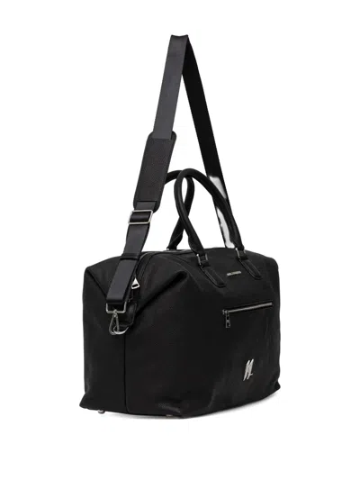 Karl Lagerfeld Zip Logo Holdall In Black