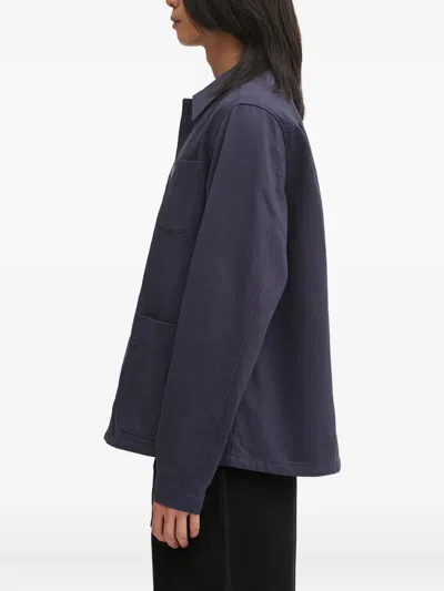 Fred Perry Embroidered-logo Shirt In Blue