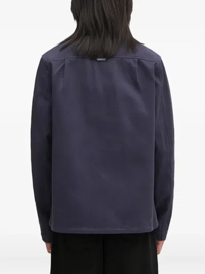 Fred Perry Embroidered-logo Shirt In Blue