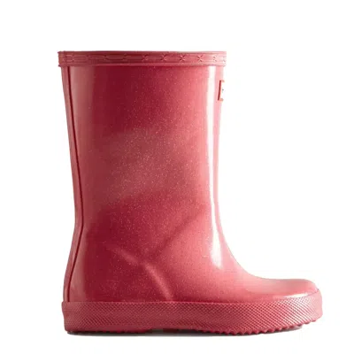Hunter Kids First Starcloud Rain Boots 12c Arcade Pink In Red