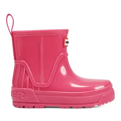 Hunter Big Kids Grace Waterproof Rain Boots 4 Dark Pink