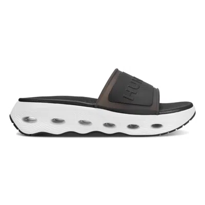 Hunter Geneva Slide Sandal In Black