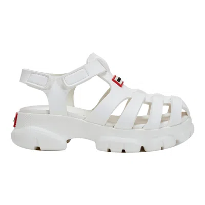 Hunter Little Kids Belize Casual Closed Toe Strappy Sandals 5c White