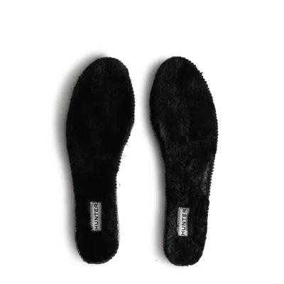 Hunter Original Shearling Insoles 12 Black In Animal Print