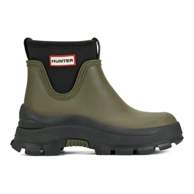 Hunter Eloise Waterproof Neoprene Boot In Green