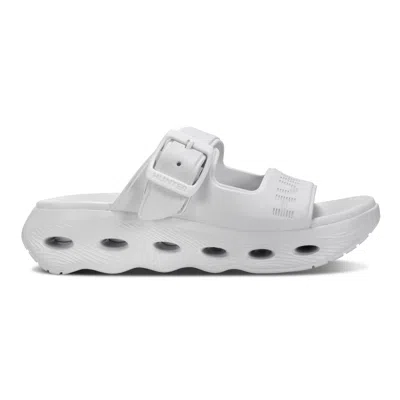 Hunter Women's Greta Slip-on Open Toe Casual Sandals 11 White In Silver