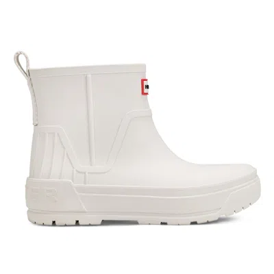 Hunter Women's Wales Waterproof Rain Booties 11 White In Multi
