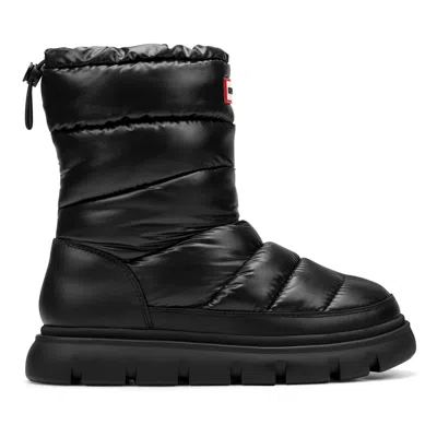 Hunter Maribels Waterproof Snow Boot In Black