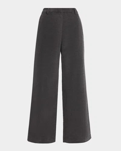 Twp Dylan Corduroy Straight-leg Pants In Gray