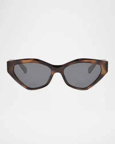 Celine Triomphe Acetate Cat-eye Sunglasses In Multi
