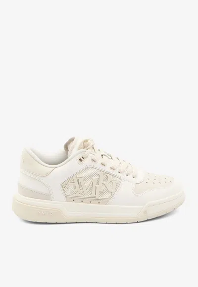 Amiri Classic Low Leather Sneakers In White