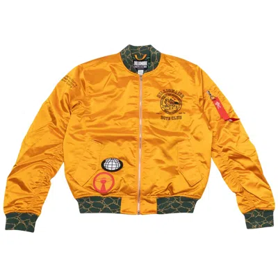 Pre-owned Billionaire Boys Club Rucksack Jacket 'dark Cheddar' | Yellow | Men's Size M