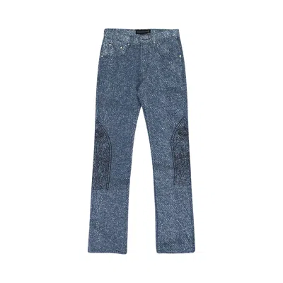 Pre-owned Who Decides War Woven Trucker Trousers 'indigo' | Blue | Men's Size 30