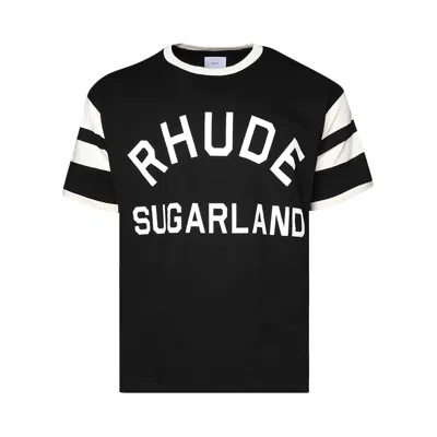 Pre-owned Rhude Sugarland Ringer Tee 'black' | Men's Size M