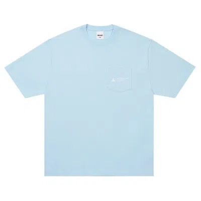 Pre-owned Palace Shop Locator Pocket T-shirt 'ocean Blue' | Men's Size M