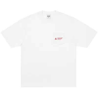 Pre-owned Palace Shop Locator Pocket T-shirt 'white' | Men's Size M