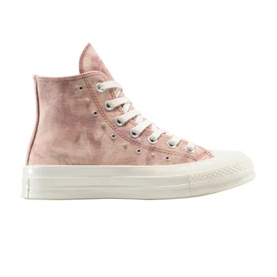 Pre-owned Converse Wmns Chuck 70 High 'washed Denim' | Pink | Women's Size 8