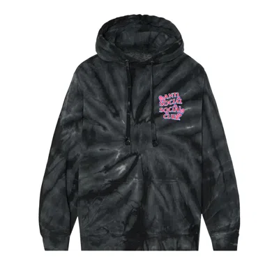 Pre-owned Anti Social Social Club Gelasius Hoodie 'black Tie Dye' | Men's Size Xxl