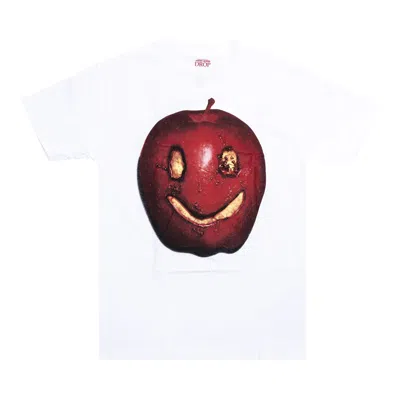 Pre-owned Pleasures Apples T-shirt 'white' | Men's Size Xxl