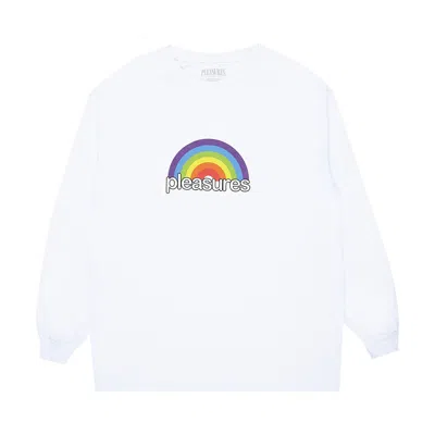 Pre-owned Pleasures Good Time Long-sleeve T-shirt 'white' | Men's Size Xxl