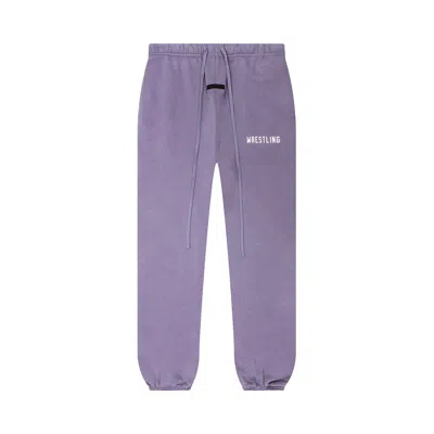 Pre-owned Essentials Fear Of God  Heavy Fleece Classic Sweatpant 'lavender' | Purple | Men's Size Xxl