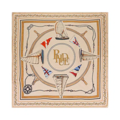 Pre-owned Rhude Nautica Printed Scarf 'multicolor' | Multi-color | Women's Size Onesize