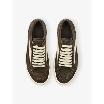 Rick Owens Sneakers Low-top Concordians Runway Vintage In Suede Leather In Multi