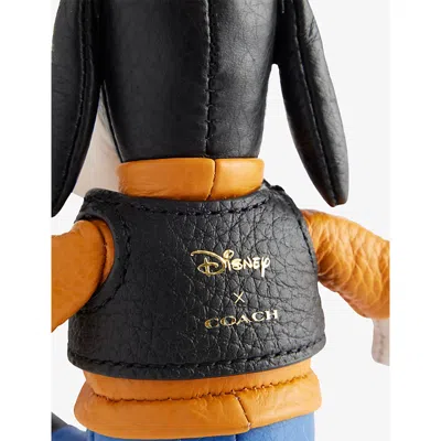 Coach Womens  X Disney Pluto Leather Keyring Goofy