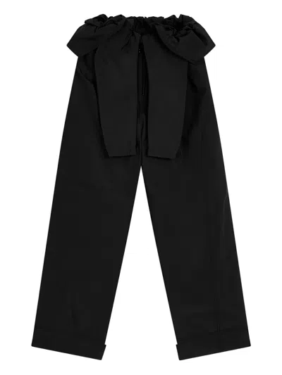 Open Yy Ruffle-detail Trousers In Multi