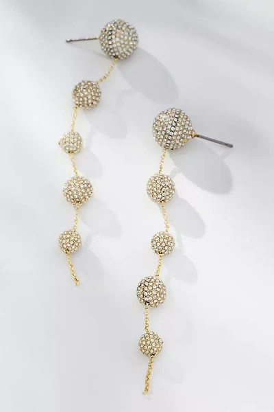 Baublebar Blair Pave Fireball Linear Drop Earrings In Gold