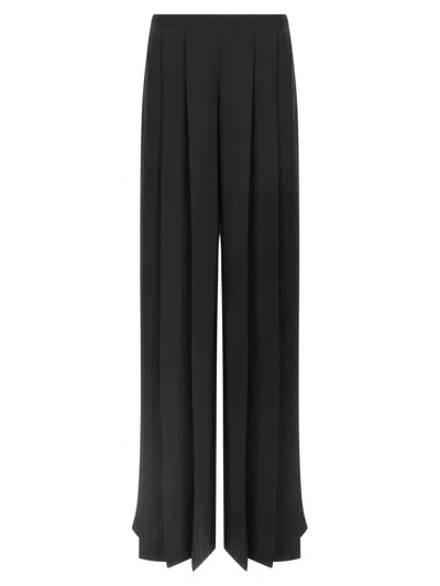 L'agence Pleated Trousers In Black