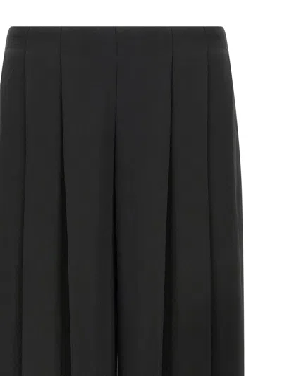 L'agence Pleated Trousers In Black